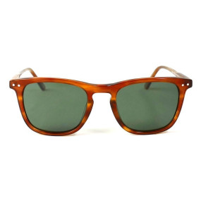 Lunettes de soleil Binocle - Square - Écailles Blondes / Verres Gris Vert