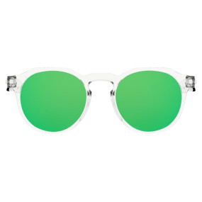 Lunettes de soleil Binocle - Columbia - Transparent / Verres Miroir Vert
