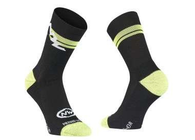 Chaussettes hiver vélo Northwave - Winter High - Black / Yellow