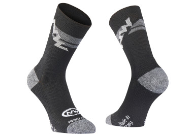 Chaussettes hiver vélo Northwave - Winter High - Black / Grey