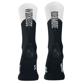 Chaussettes vélo Northwave - Work Less Ride More - Black / White