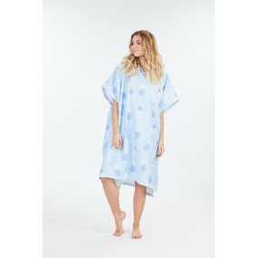 Poncho After Essentials - Pineapple - Blue