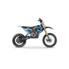 Moto cross électrique enfant SX 1300W 14/12, Bleu 