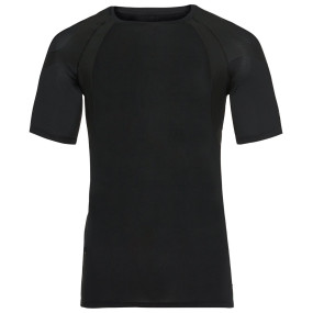 T-shirt Running Homme ODLO - crew neck s/s ACTIVE SPINE - Black  