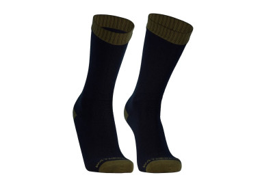 Chaussettes étanches Dexshell - Thermlite Socks Black & Olive