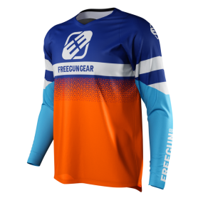 Maillot de moto Enfant Freegun - Attack - Navy
