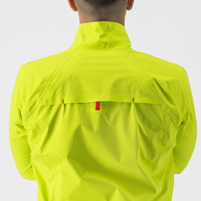 Veste cyclisme Homme Castelli - Emergency 2 Rain - Electric Lime