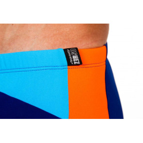 Maillot de natation Homme Zerod - Trunks - Dark blue/Atoll/Orange