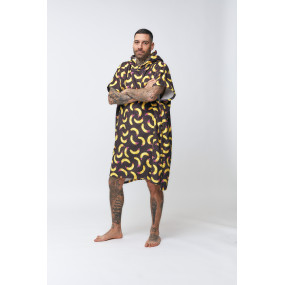 Poncho After Essentials - Banana Stains - Black