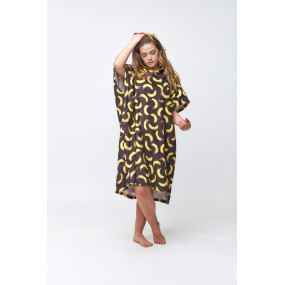 Poncho After Essentials - Banana Stains - Black