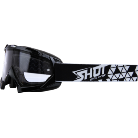 Masque Motocross Shot - Lunettes Volt - Noir Enduro
